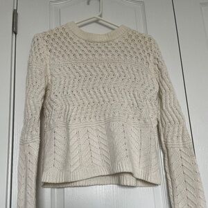 Off white knitted sweater